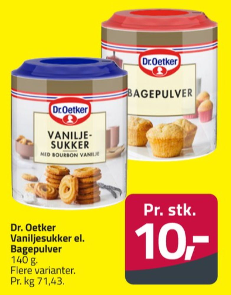 Dr Oetker, Bagepulver