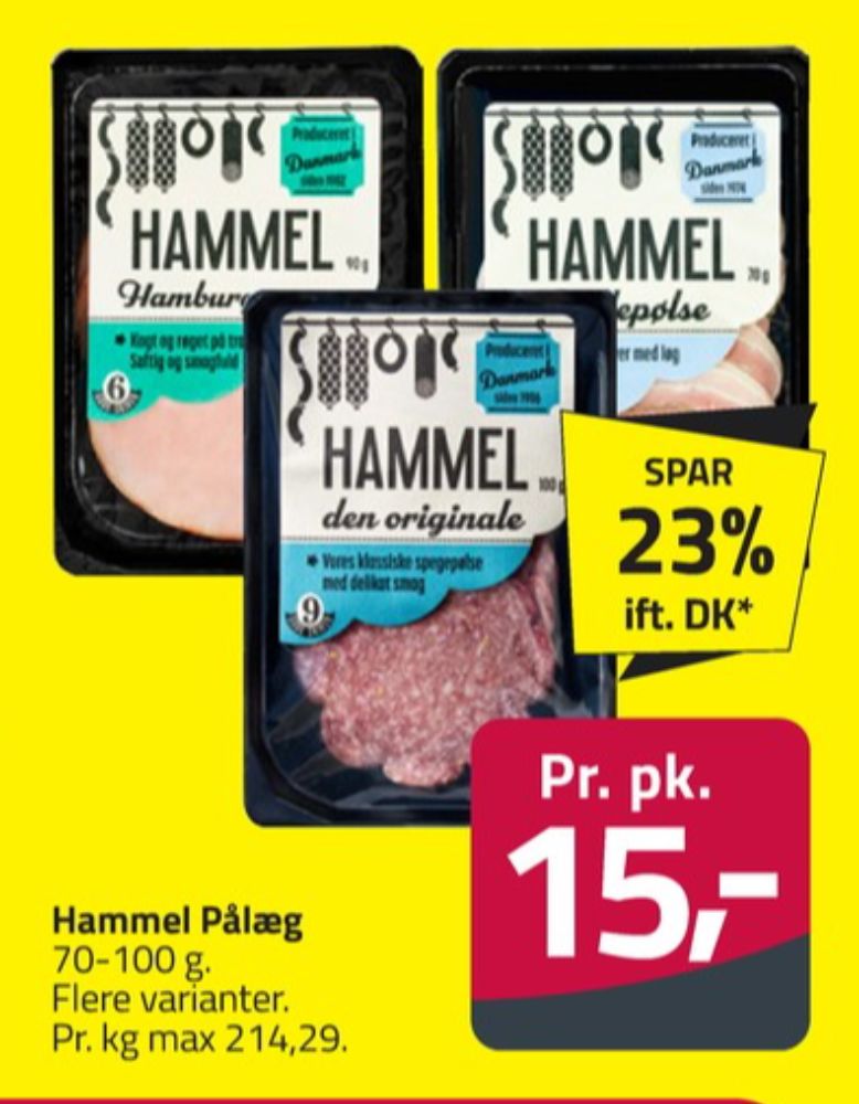 Delika Hammel, Hamburgerryg