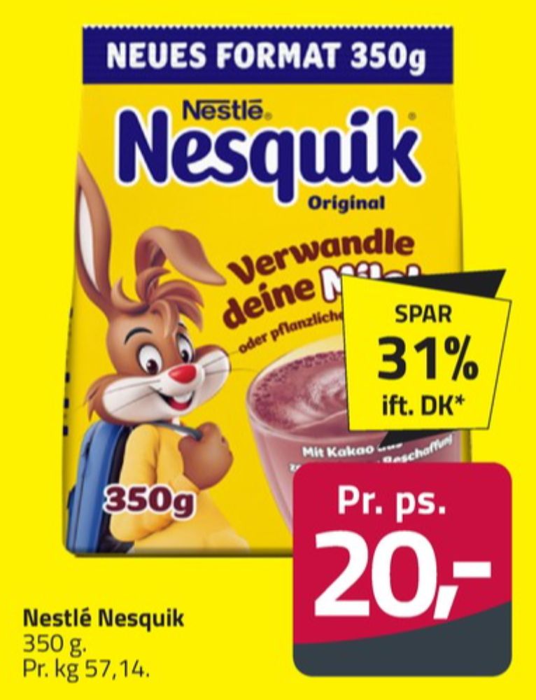 Nestlé Nesquik, Kakaodrikspulver