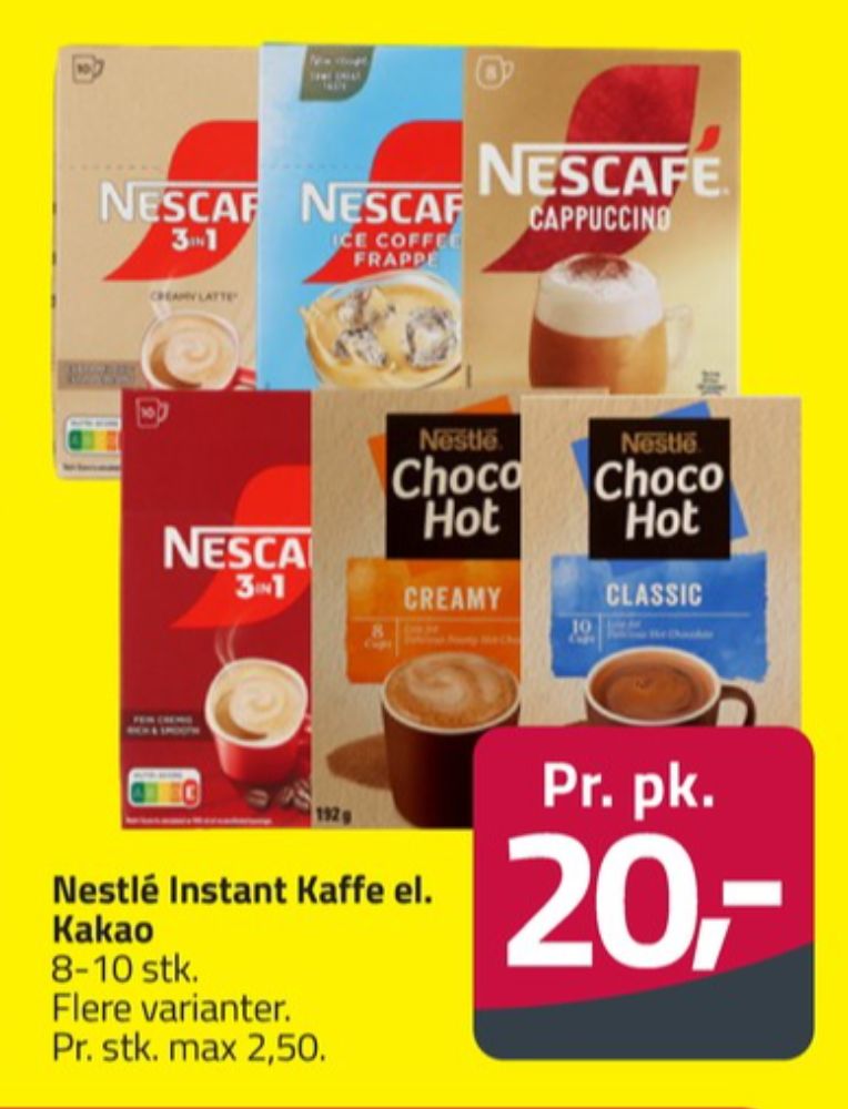 Nescafe 3in1, Instant Kaffe