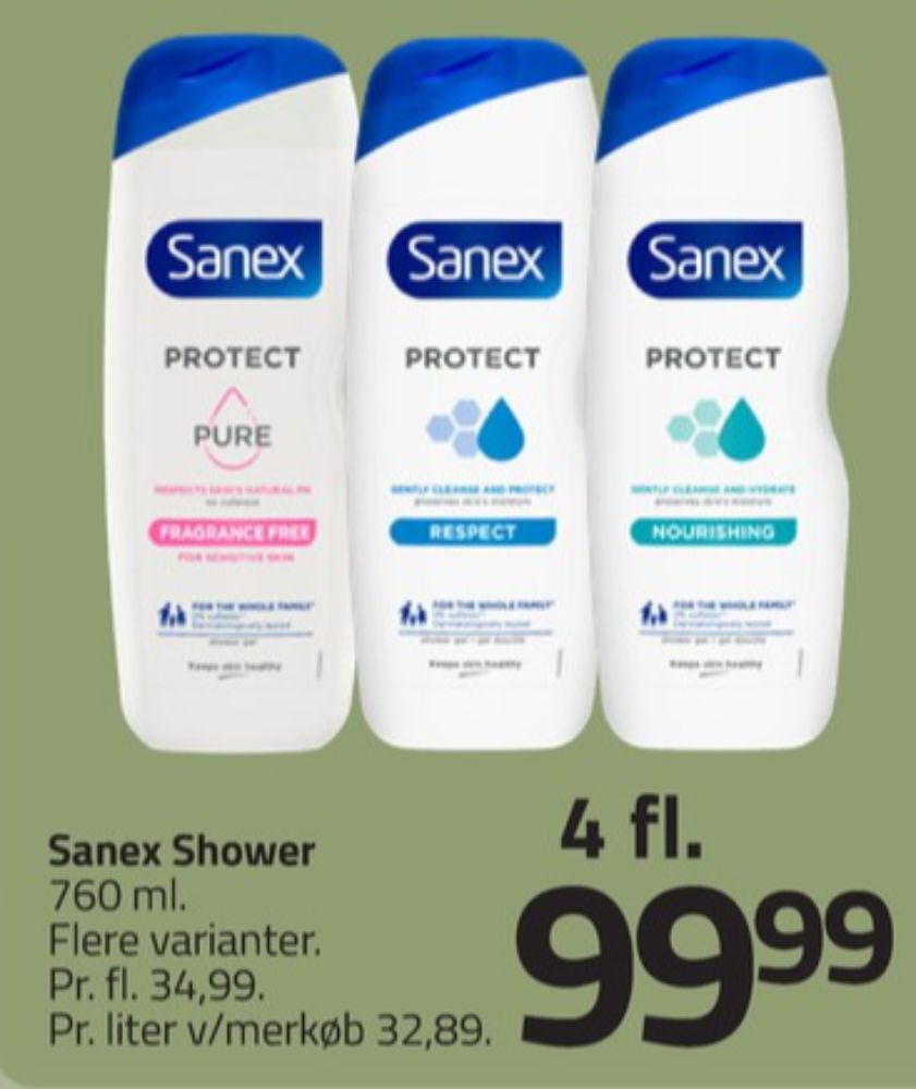 Sanex, Bodyshampoo