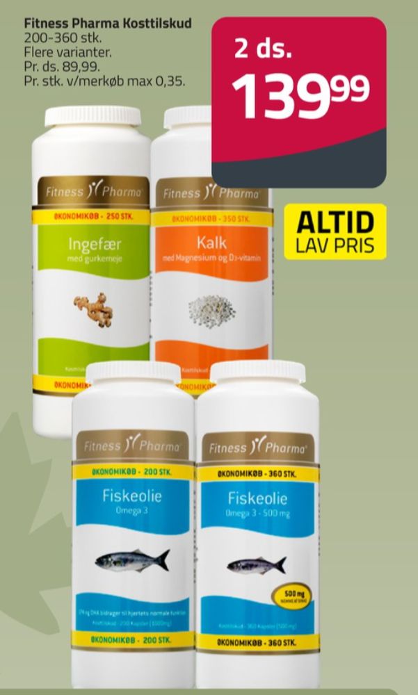 Fitness Pharma, Fiskeolie