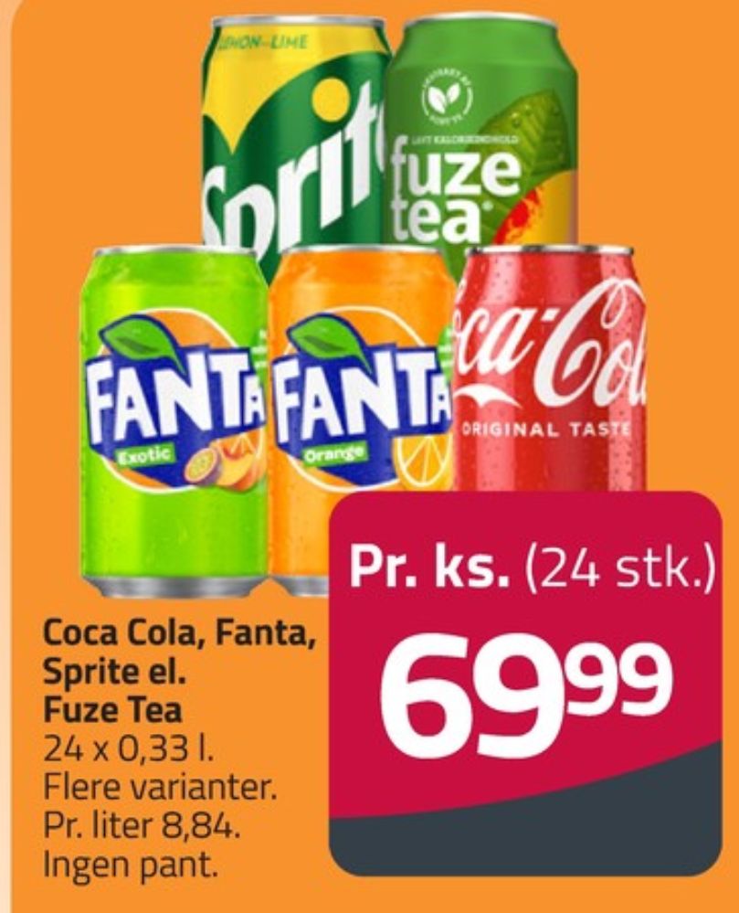 Sprite, Sportssodavand 24 pk.