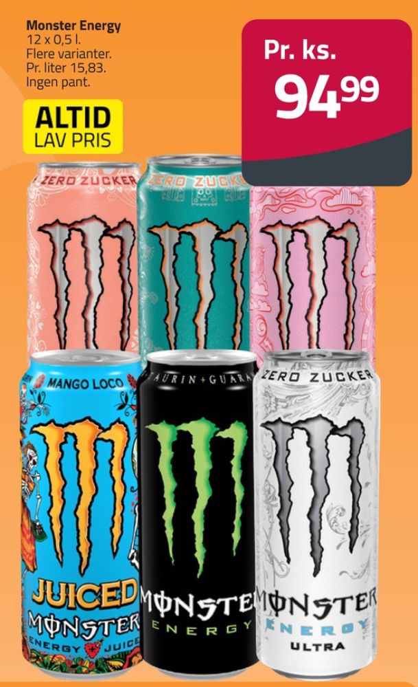 Monster Energy, Energidrik 12 pk.