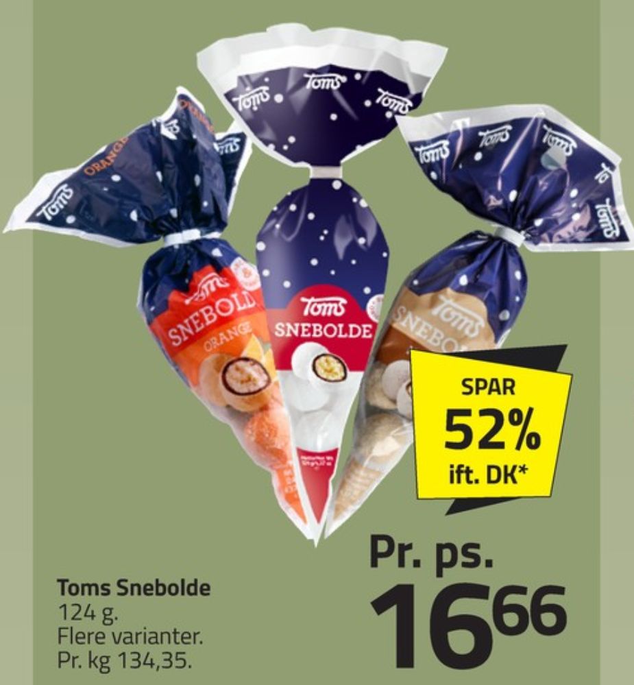 Toms Snebolde, Snebolde Orange