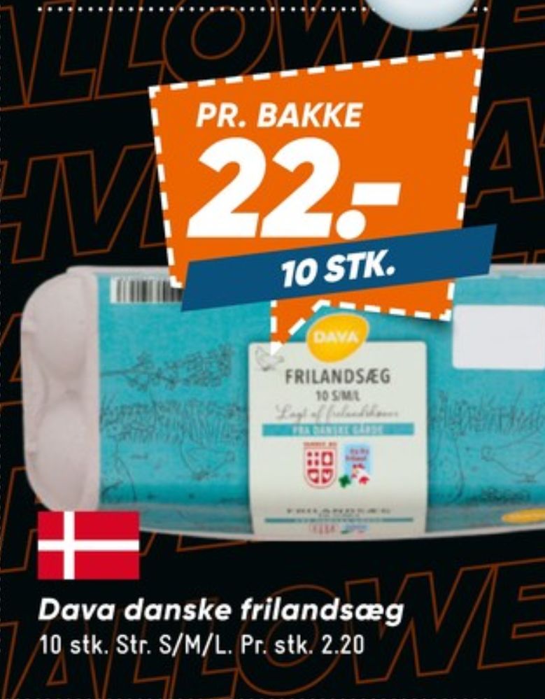 DAVA Foods, Frilandsæg S/M/L