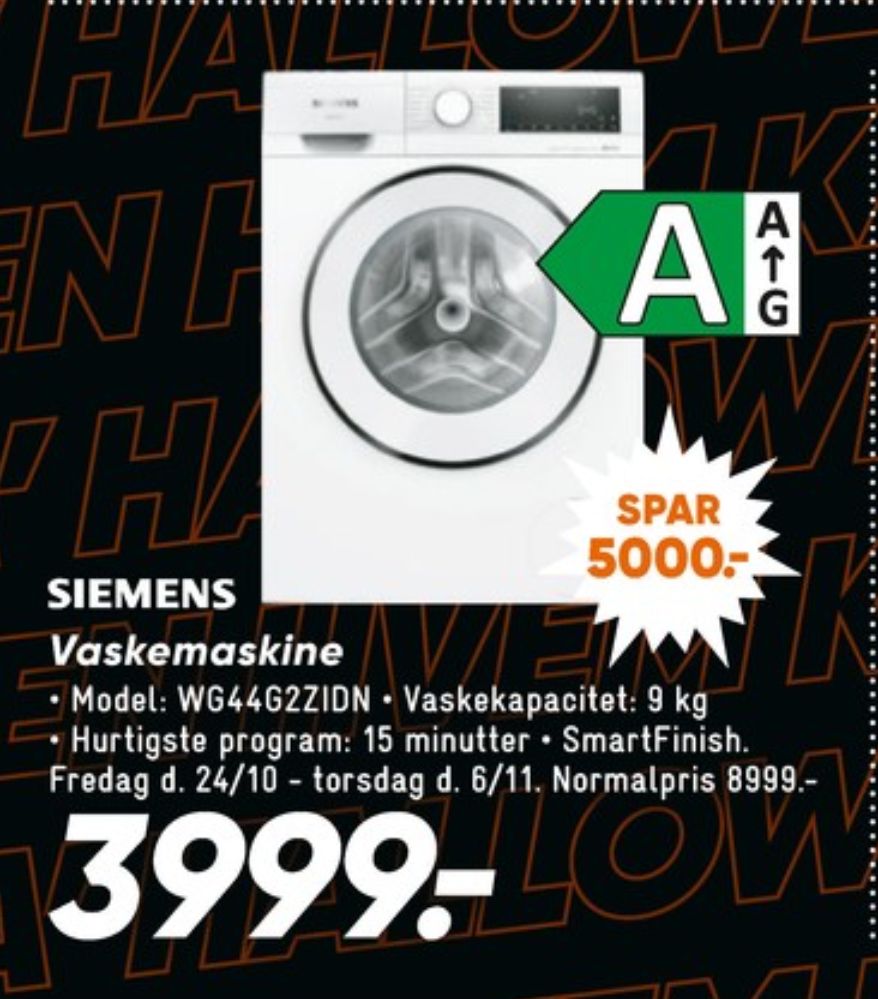 Siemens, Vaskemaskine