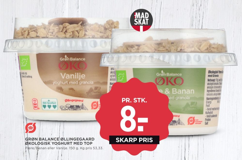 Grøn Balance Øllingegaard, Vanilje Yoghurt med granola