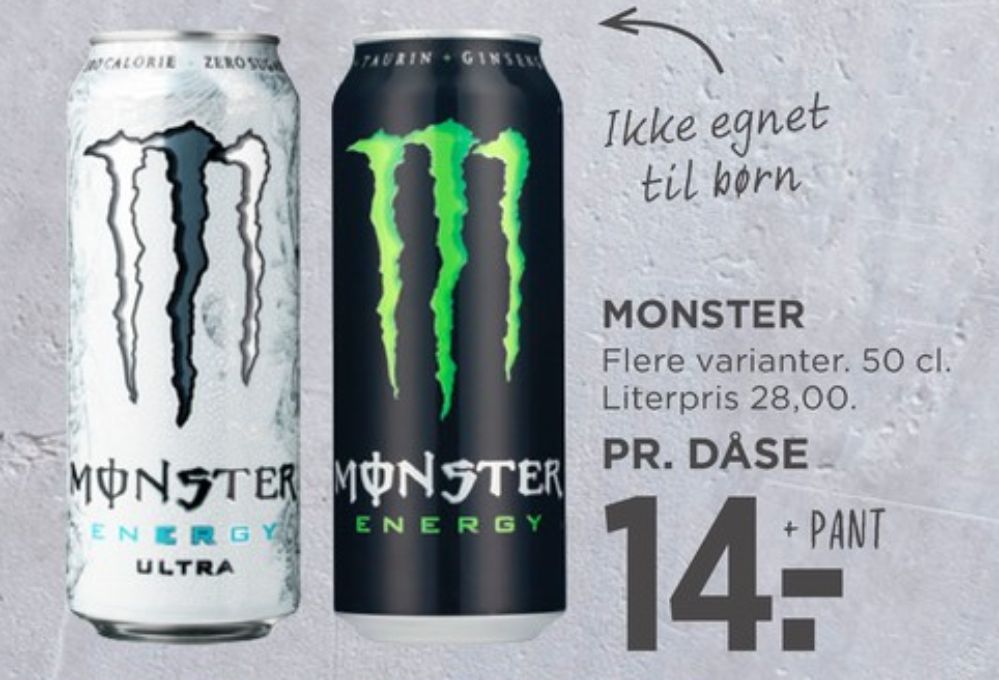 Monster Energy, Energidrik