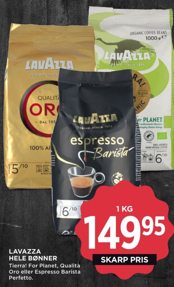 LavAzza Qualita Oro, Kaffebønner