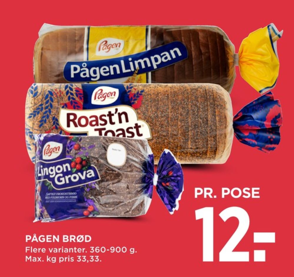 Pågen Roast n Toast, Toastbrød