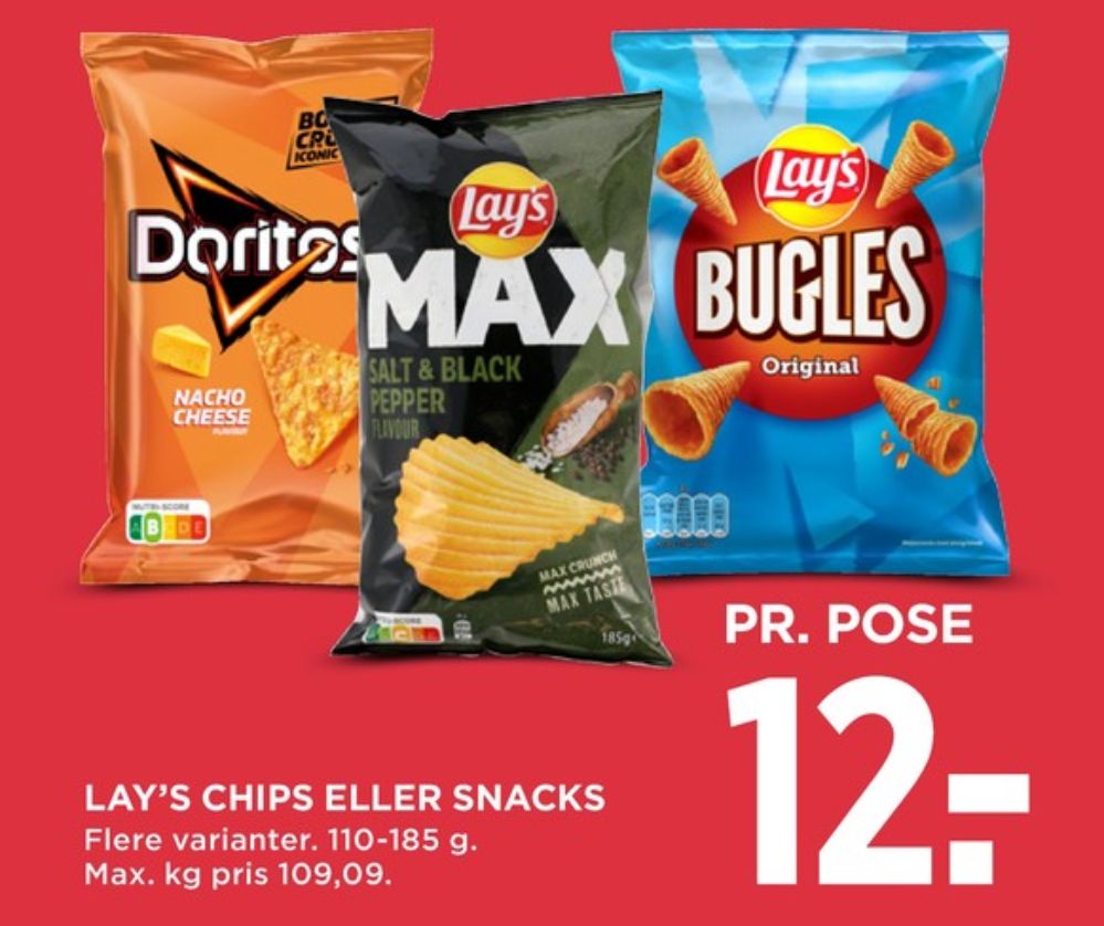 Lays Max, Salt & Black Pepper Chips