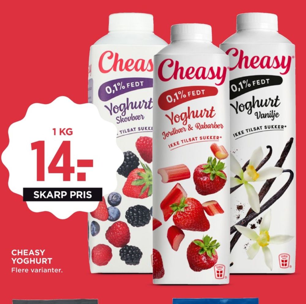 Cheasy, Vanilje Yoghurt 