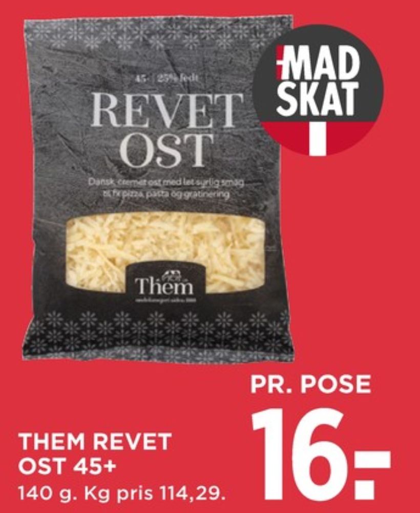 Them Ost Hi Protein, Revet ost