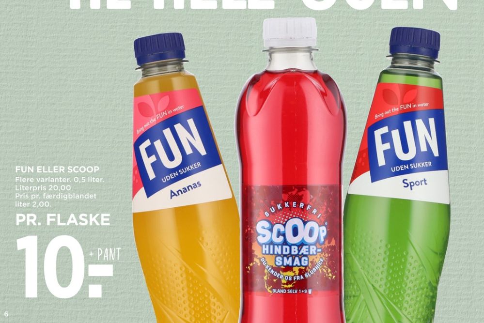 Scoop, Hindbærsmag Læskedrik 