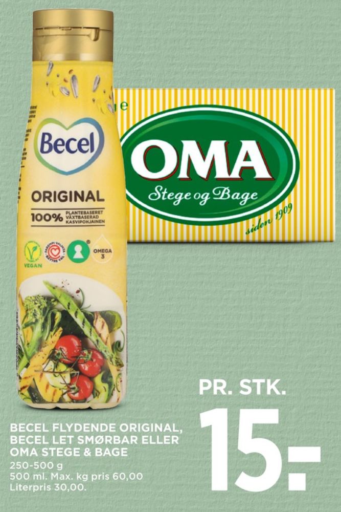 Becel, Margarine - flydende original