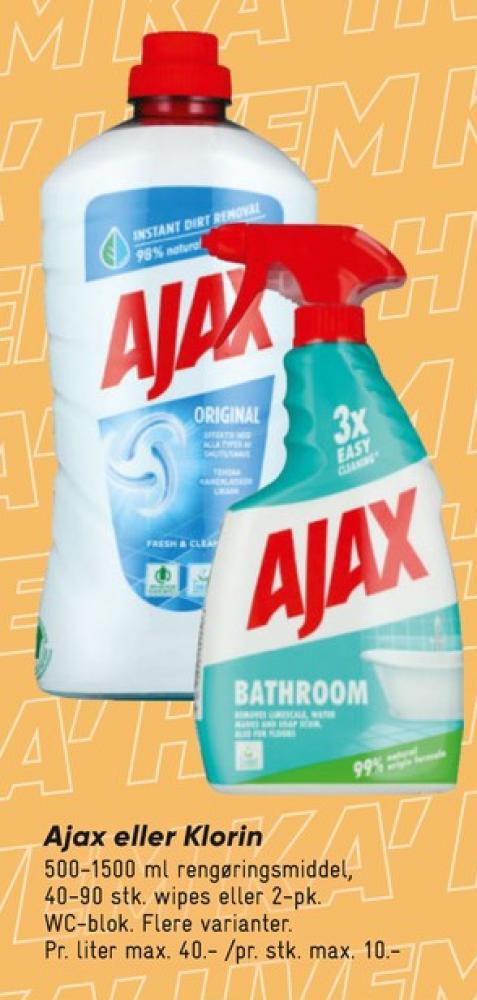 Ajax, Rengøringsservietter