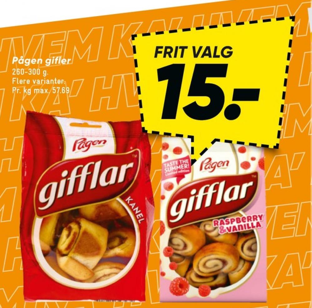 Pågen, Gifflar kanel