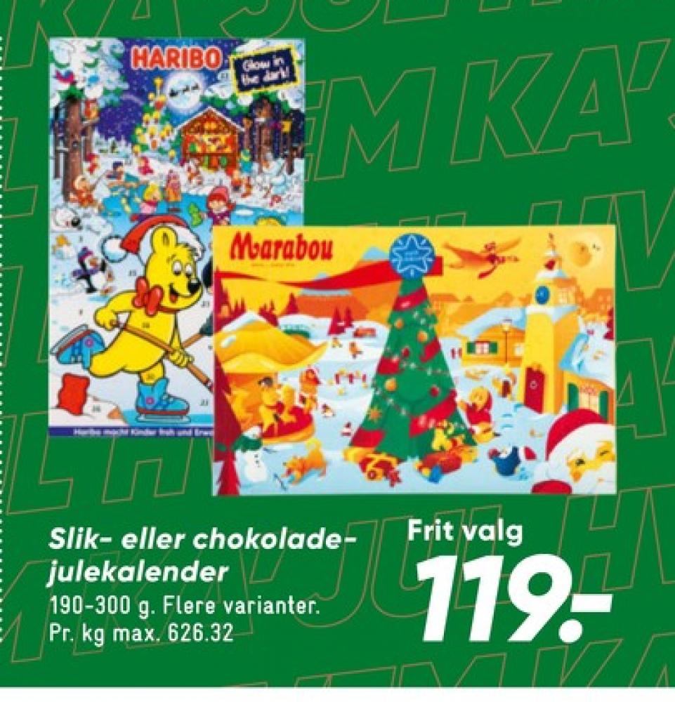 Marabou, Julekalender
