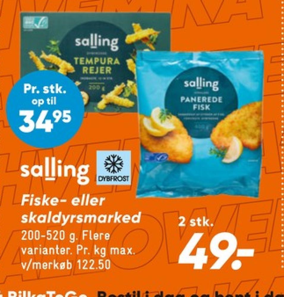Salling, Tempurarejer