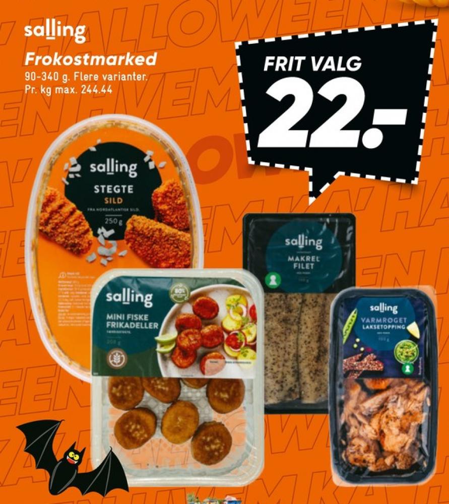Salling, Fiskefrikadeller