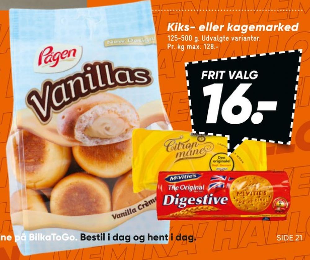 Pågen, Vanillas