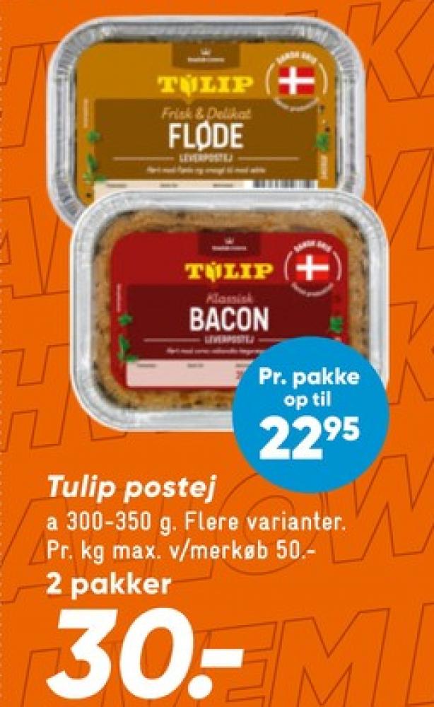 Tulip Klassisk Bacon, Leverpostej