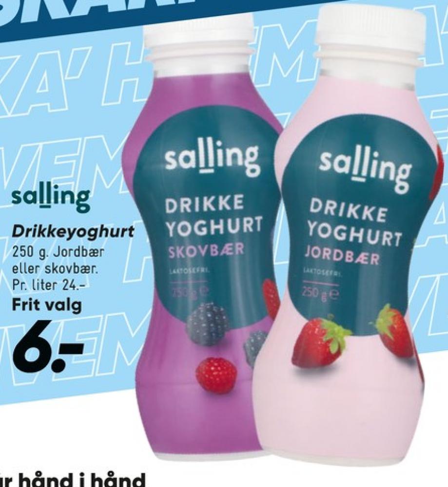 Salling, Drikkeyoghurt Jordbær