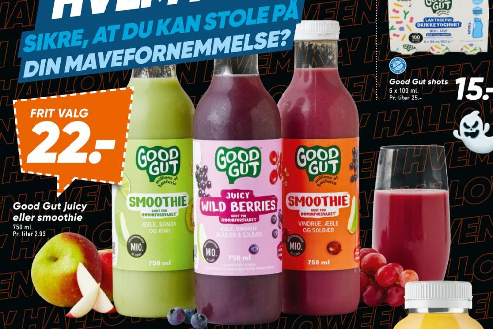 Good Gut, Æble, Banan og Kiwi Smmothie