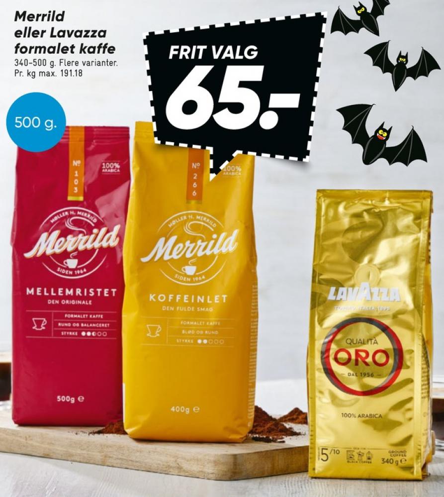 Merrild Mellemristet, Kaffe Formalet