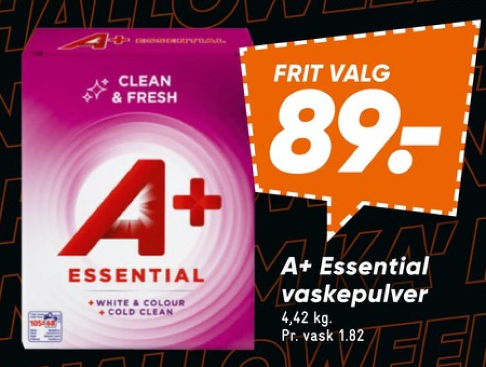A+, Vaskepulver