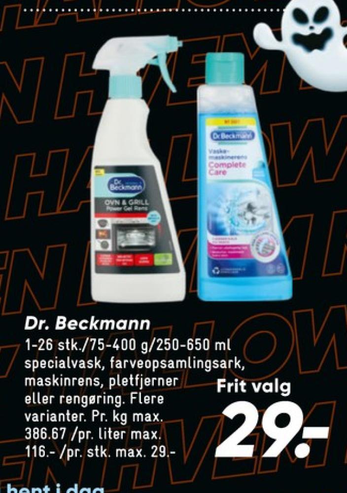 Dr Beckmann, Vaskemaskinerens