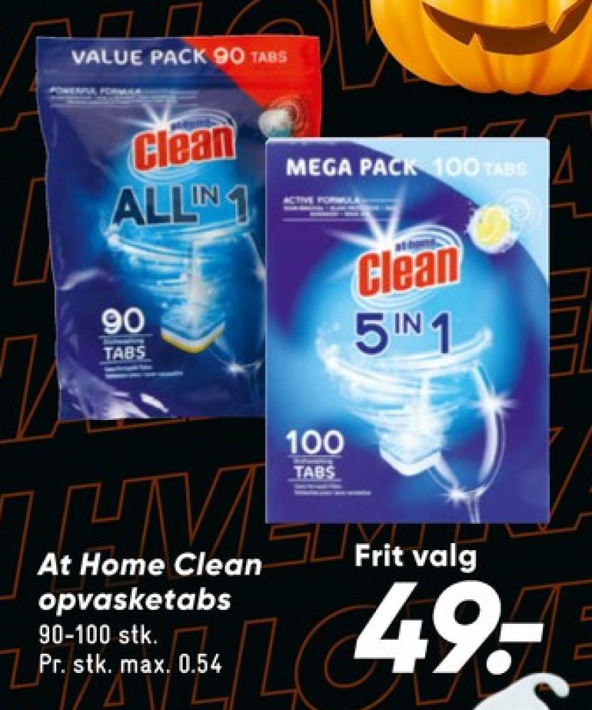 at home CLEAN, Maskinopvask-tabs