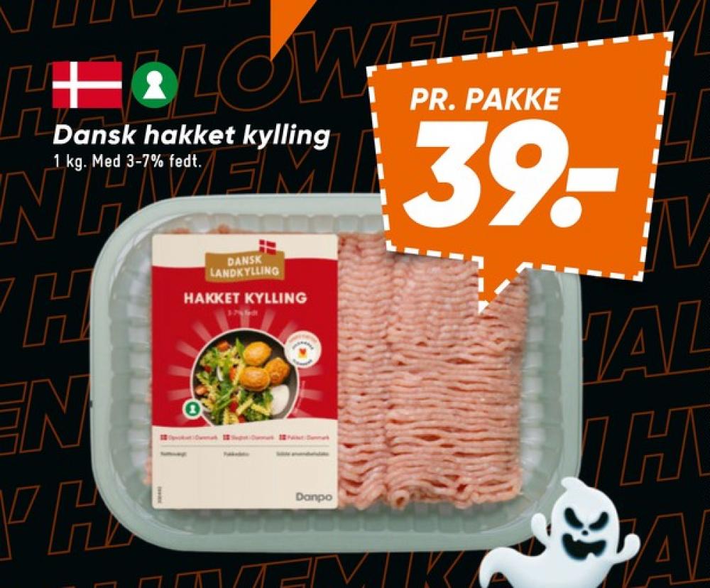 Dansk Landkylling, Hakket kylling 3-7%