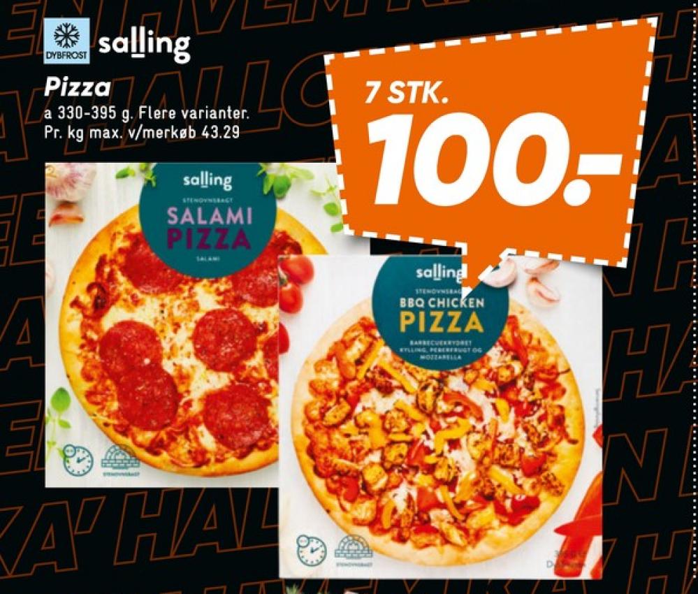 Salling, BBQ Chicken Pizza