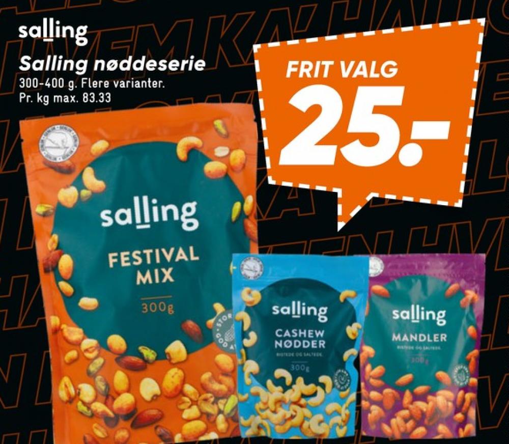Salling, Cashewnødder