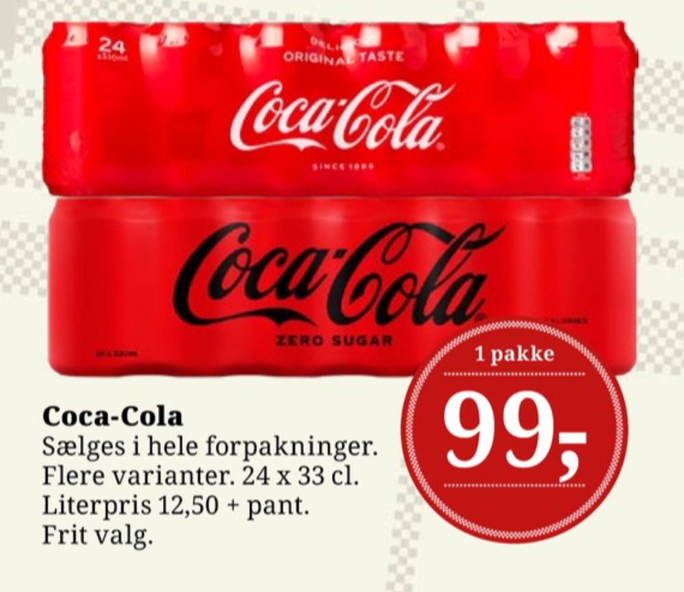 Coca Cola Zero, Cola 24 pk.