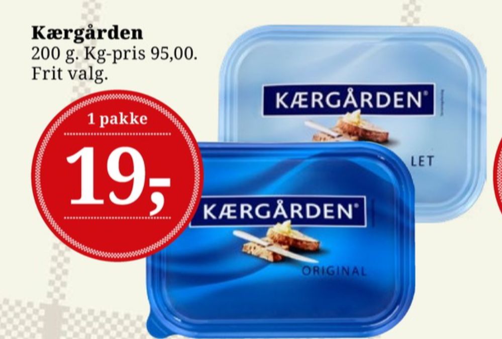 Kærgården, Smørbar