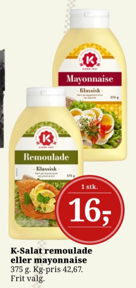 K-salat, Mayonnaise Klassisk
