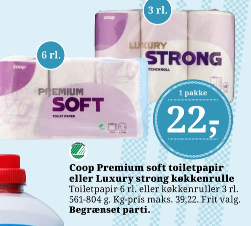 Coop Premium Soft, Toiletpapir