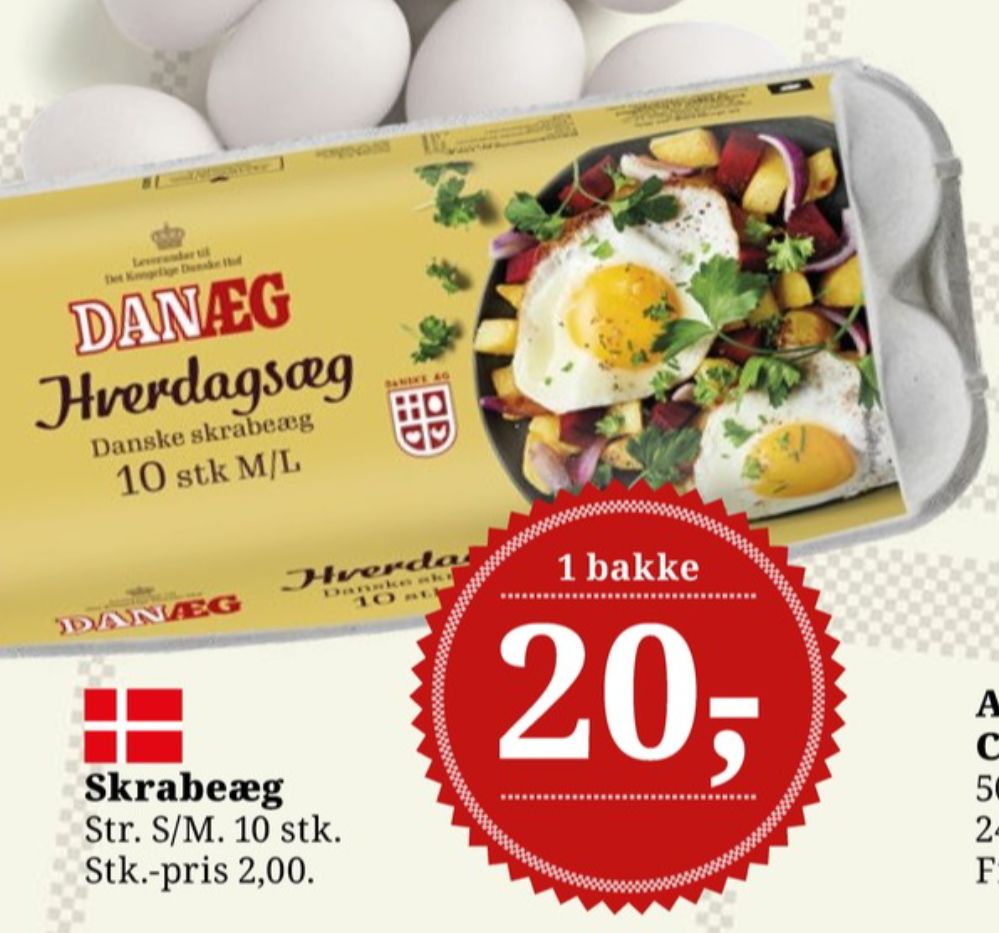 Danæg, Hverdagsæg M/L