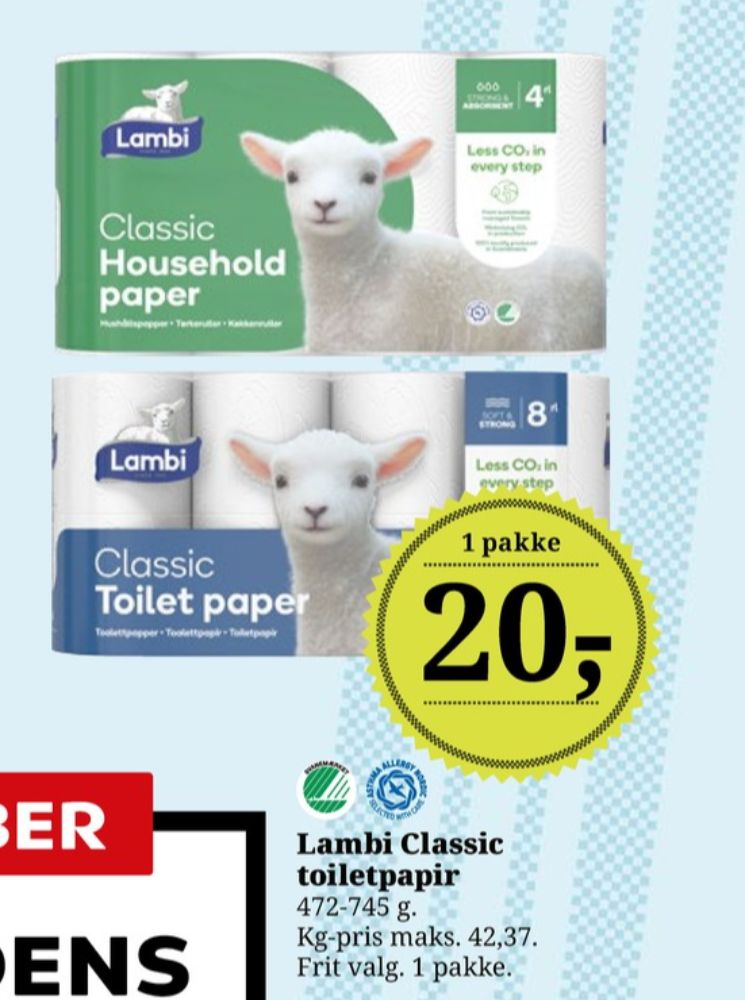 Lambi Classic, Køkkenrulle