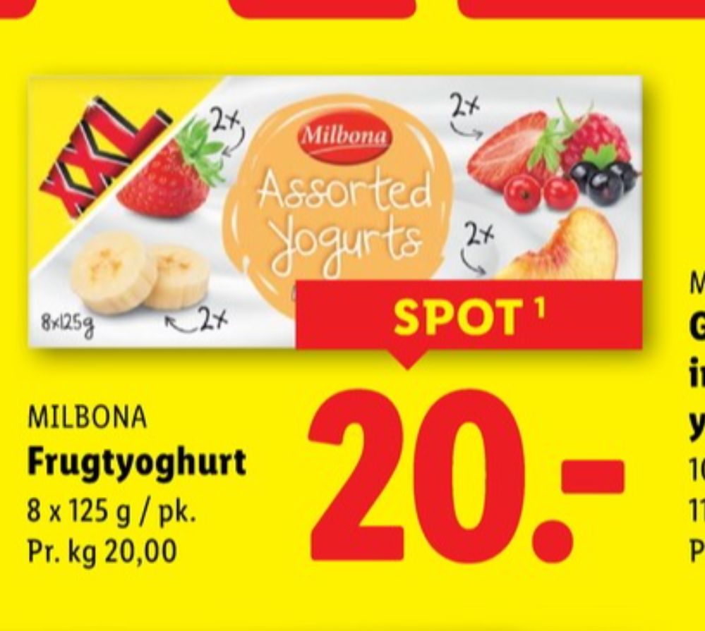 Milbona, Yoghurt Assorted