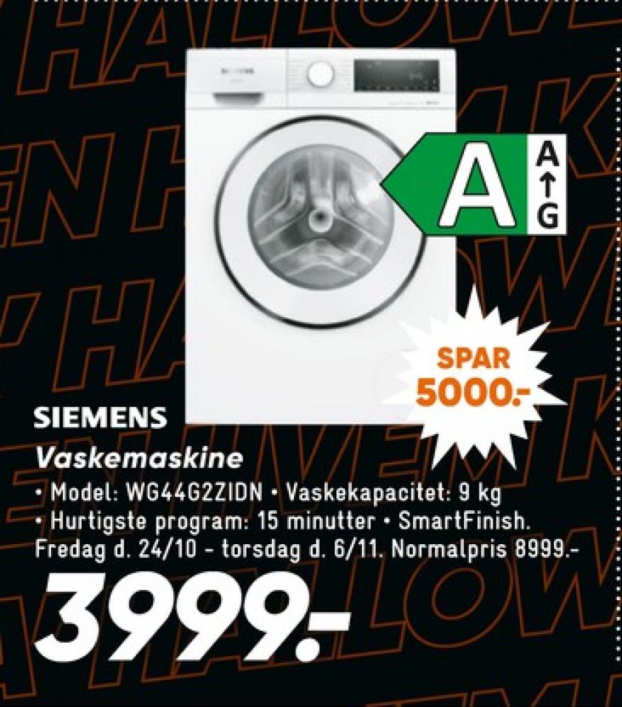 Siemens, Vaskemaskine