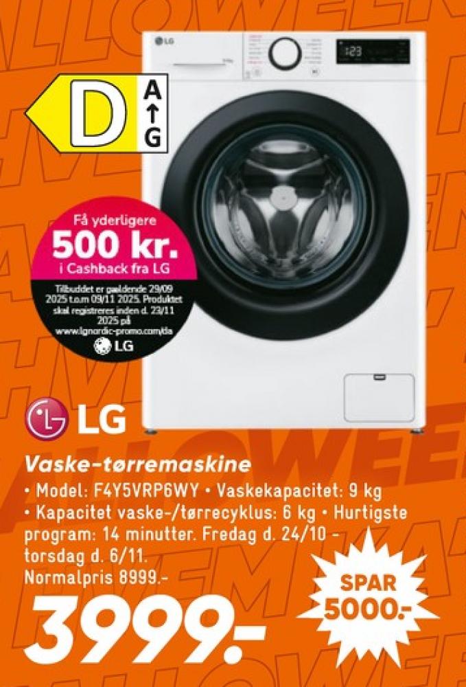 LG, Vaske-/tørremaskine