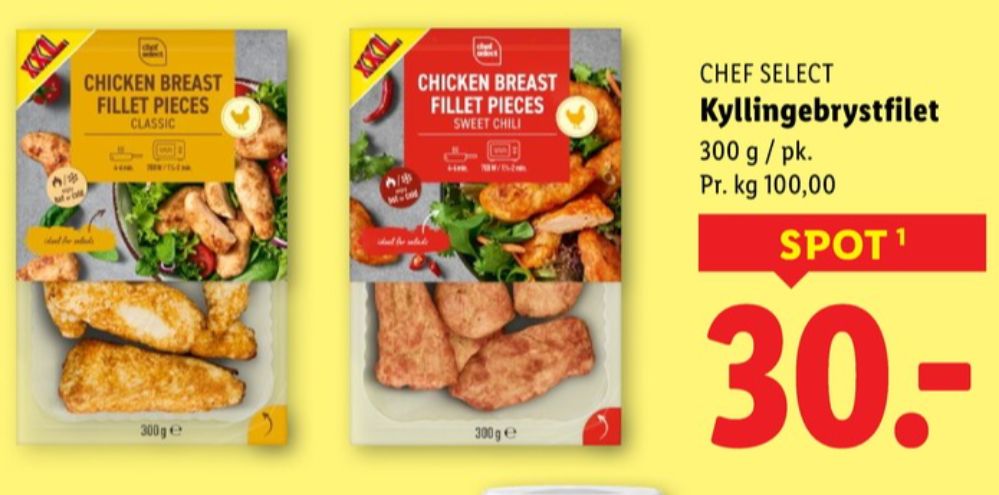 Chef Select, Kyllingestykker