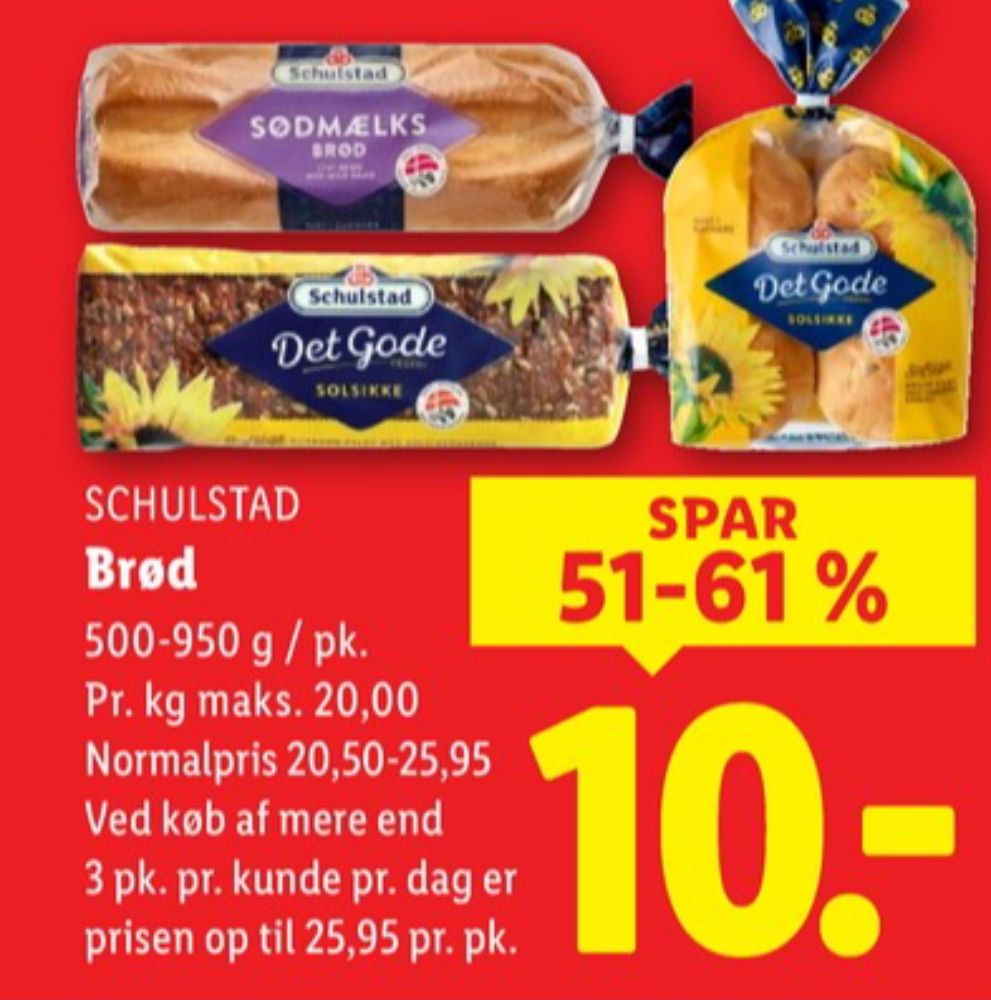 Schulstad Det Gode, Solsikkerugbrød