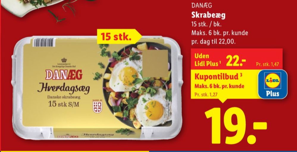 Danæg, Skrabeæg S/M