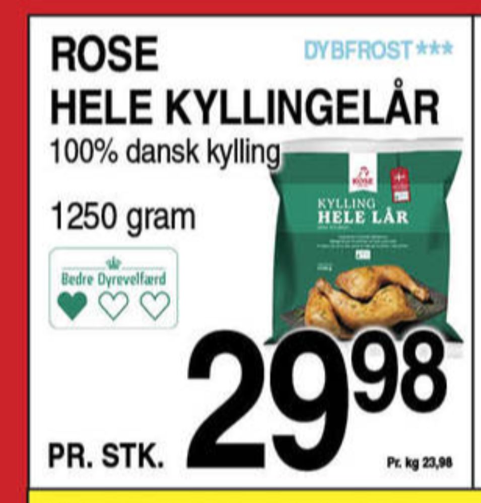 Rose, Kyllingelår