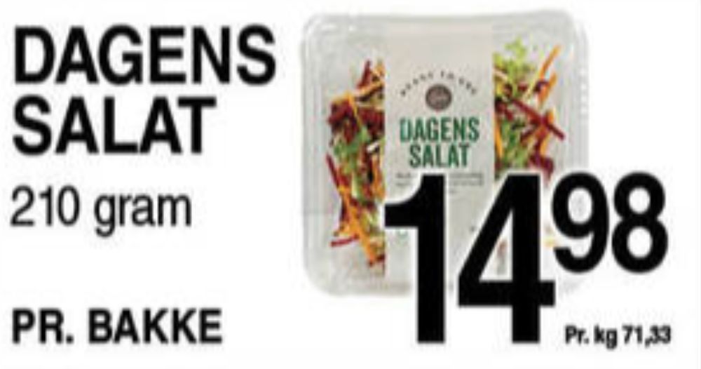 Gestus, Salatblanding